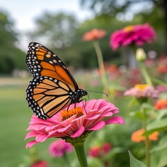 monarch butterfly on flower