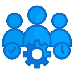 Team Management  Icon Element For Design