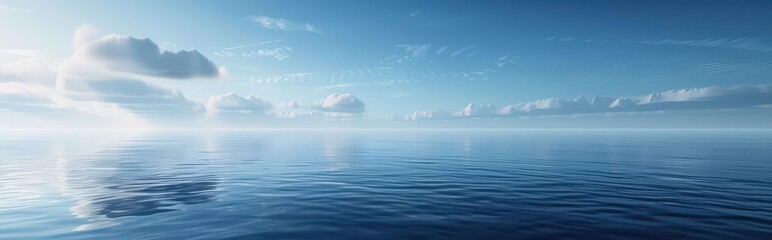 Fototapeta premium Serene Reflections. Tranquil Natural Landscape by the Lake