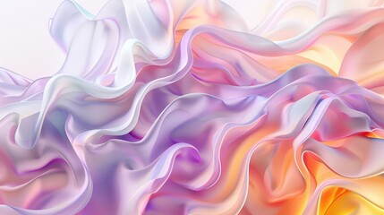 Obraz premium Electric Dreams. Vibrant organic liquid patterns in shades of purple, magenta, and electric blue.