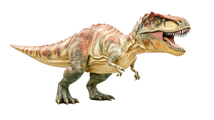 Fototapeta premium Realistic Dinosaur Model in a Vivid Pose