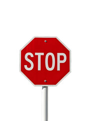 stop sign isolated
