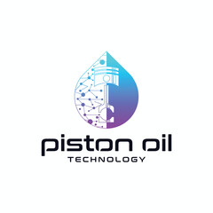 Piston technology logo, piston technology logo symbol, piston engine maintenance, piston spare parts