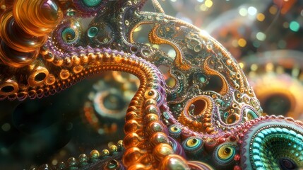 Obraz premium laptop on a table displaying stock market data with graphs and numbers in modern office