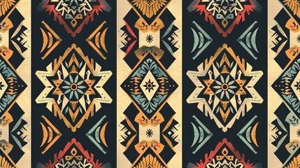 Tribal pattern wallpaper