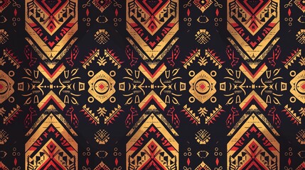 Tribal pattern wallpaper