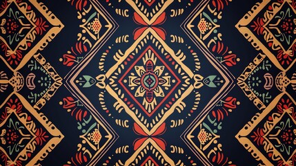 Tribal pattern wallpaper