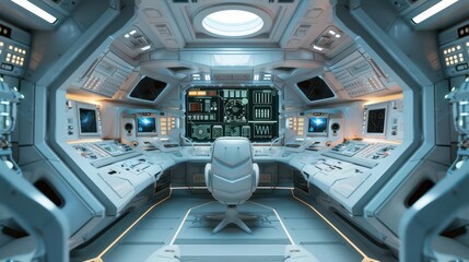 Inside the Cockpit of a Commercial Aircraft. Aviation Experience concept