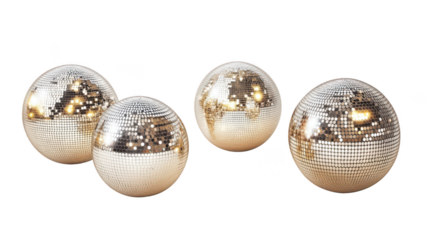 Shiny Disco Egg Decorations for Festive Occasions