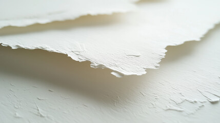 Light and Smooth White Paper Background Texture with Organic Appeal