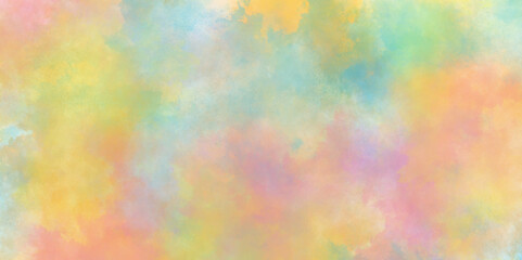 Brush stroked painting of colorful watercolor with holographic color, hand drawn stains watercolor texture, painted watercolor background design with paint and colorful stains.