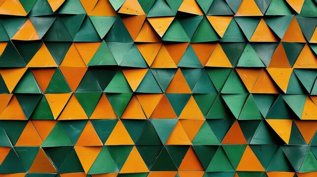 Vibrant Geometric Composition. Colorful shapes and bold lines