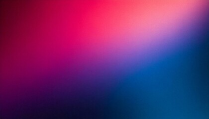 Naklejka premium blurred color gradient pink purple blue grainy color gradient background dark abstarct background banner poster card wallpaper website header design