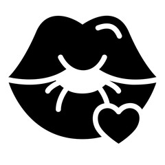 kiss Solid icon