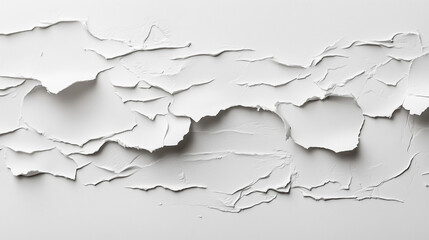 White Paper Texture with Creases and Wrinkles for Background Design