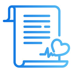 love letter Gradient icon