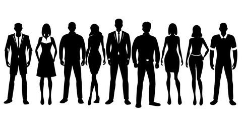 Modern Flat Style People Collection with Unique Character Designs