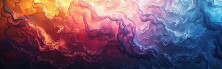 Obraz premium Pink Reflections. Serene Watercolor Landscape concept