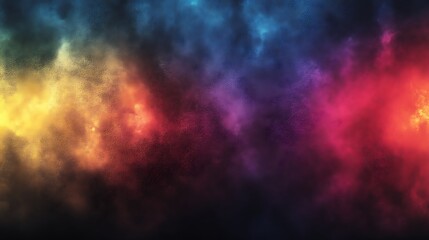 Naklejka premium Abstract Colorful Smoke Cloudscape Texture Background