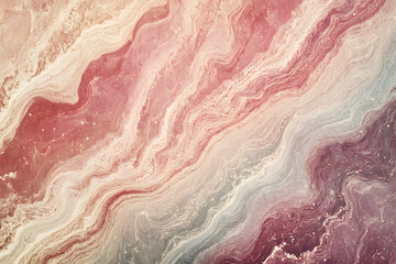 Obraz premium Elegant Pastel Marble Texture with Pink and Gray Waves Creating a Soft Abstract Design : Generative AI