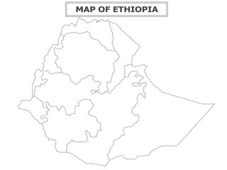 African Countries Geography Political map. Political map of country with capital, province or state capital, major cities and town.