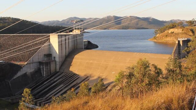 Spillway at Awoonga Dam near Gladstone in Queensland, Australia