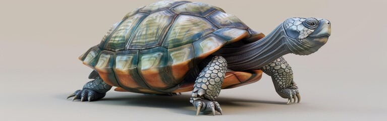 Turtle Symmetry. Automotive-inspired Turtle Artwork concept