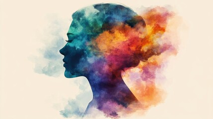 Five elements of emotional Intelligence with icons and description placeholder in an infographic template