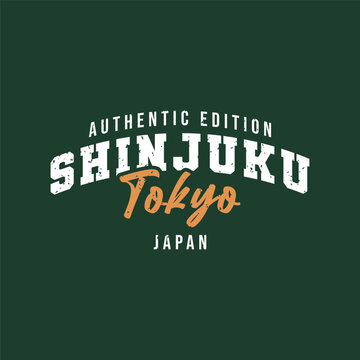 Shinjuku Authentic Edition T Shirt Design