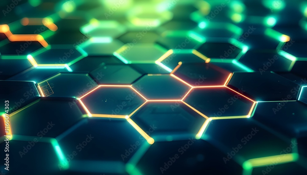 Aufkleber White geometric hexagonal honeycomb shape texture background 3d copy space. Abstract white hexagonal geometric luxury white 3d futuristic honeycomb mosaic white background. Wall of white hexagons