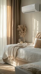 Cozy Bedroom with Natural Light and Minimalist Decor Elements
