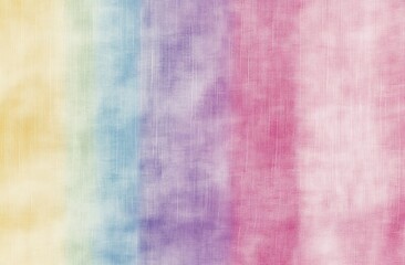 Fototapeta premium Pastel rainbow watercolor texture background. (1)