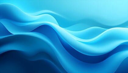 Fototapeta premium Abstract modern gradient neon soft light blue background with a geometric circle wave for business, hitech technology or digital design. Gorgeous wave circles blue abstract design background