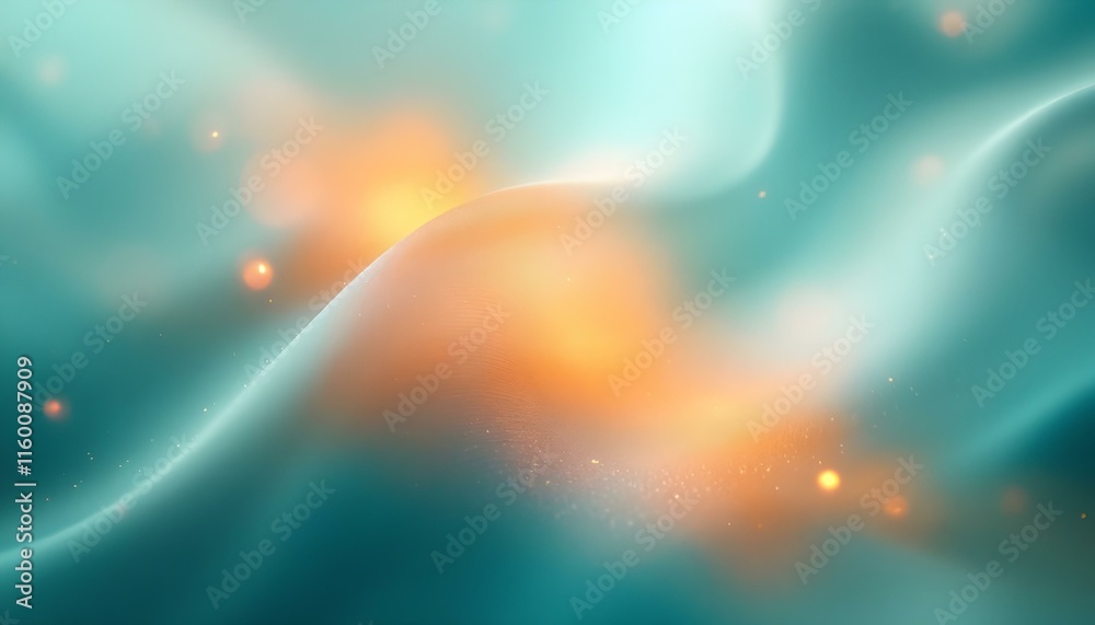 Aufkleber 4k digital grainy gradient with a colorful soft noise effect. A unique blend of vintage vibes. Abstract blurred multicolored gradient fluid background. Abstract background features a beautiful blend