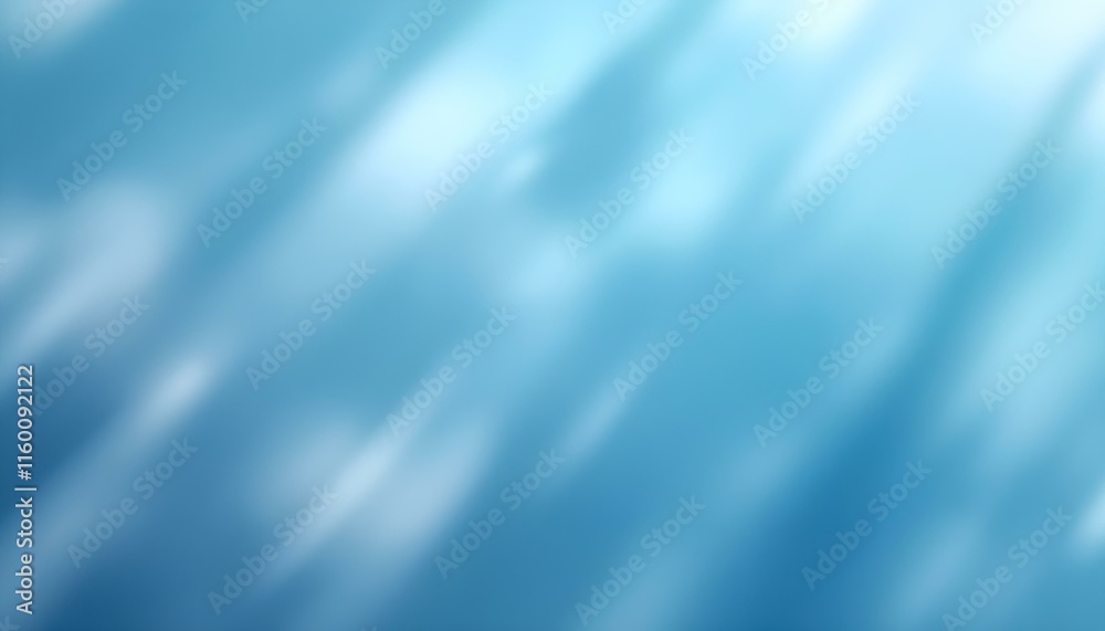 Poster abstract light blue blurred background horizontal panoramic web banner. molecular abstract gradient 