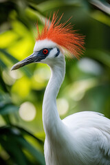 Fototapeta premium Rare species in a wildlife sanctuary, representing protected areas for survival