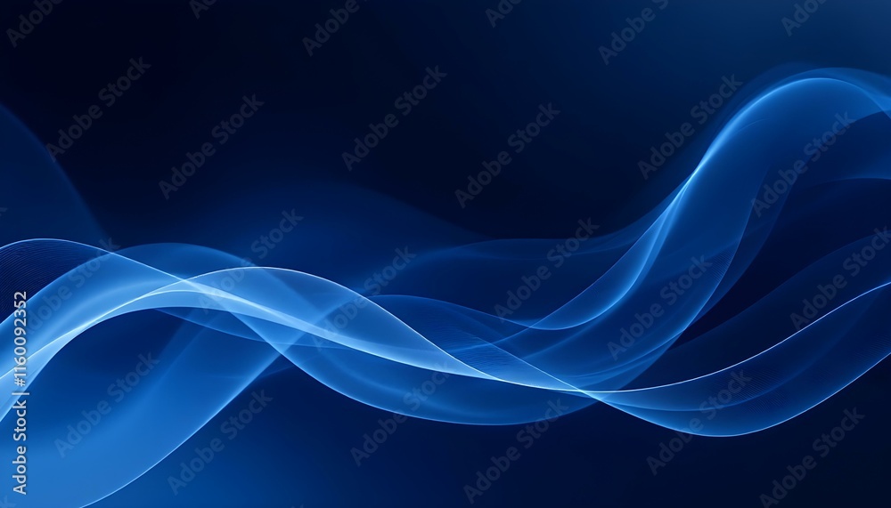Poster Abstract light emitter glass with iridescent holographic neon vibrant gradient wave texture 3d render. 3d render of abstract light emitter glass with iridescent holographic neon vibrant gradient wave