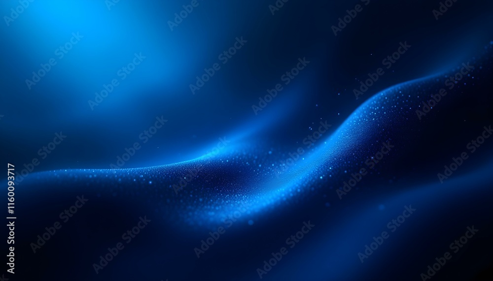 Leinwandbilder blue light leaks and gradient over an abstract grainy background. grainy colorful warm blue light le
