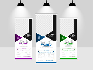 Travel Roll Up Banner Design