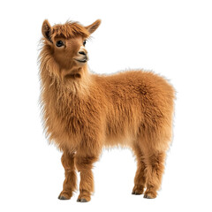 Fototapeta premium Angled view full body shot of extremely perfect looking single Kowari animal isolated on a white transparent background