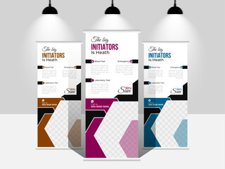 Medical Roll Up Banner Design