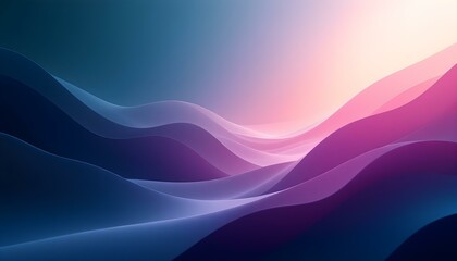 Fototapeta premium Modern abstract gradient dark purplish blue banner background. Background of an abstract banner with a blend of pinks and blues in a gradient color design. Colorful pink and blue gradients background