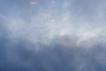 Serene Cloudscape Over Victoria, British Columbia's Tranquil Skies
