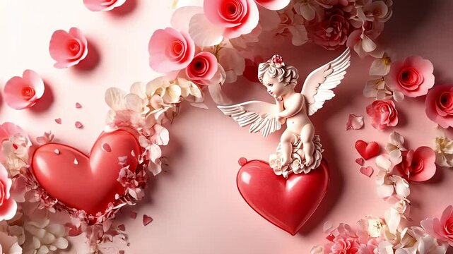Hearts and Cupid Videos 4K