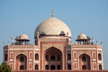 The Humayun's Tomb located in hazrat nizamuddin, South Delhi, the tomb of the mughal emperor humayun whole ruled in the 16th Century