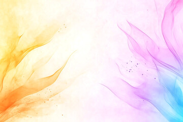 Obraz premium A colorful background with a white line in the middle. The background is a mix of orange, pink, and blue