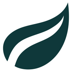 Abstract Organic Plant Shape