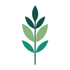 Abstract Organic Leaf Shape