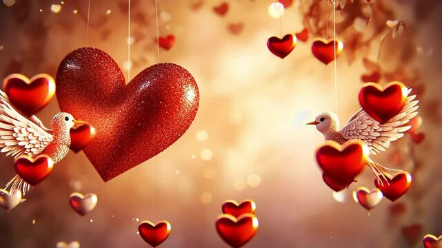Hearts and Cupid Videos 4K