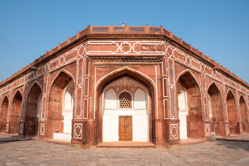 The Humayun's Tomb located in hazrat nizamuddin, South Delhi, the tomb of the mughal emperor humayun whole ruled in the 16th Century
